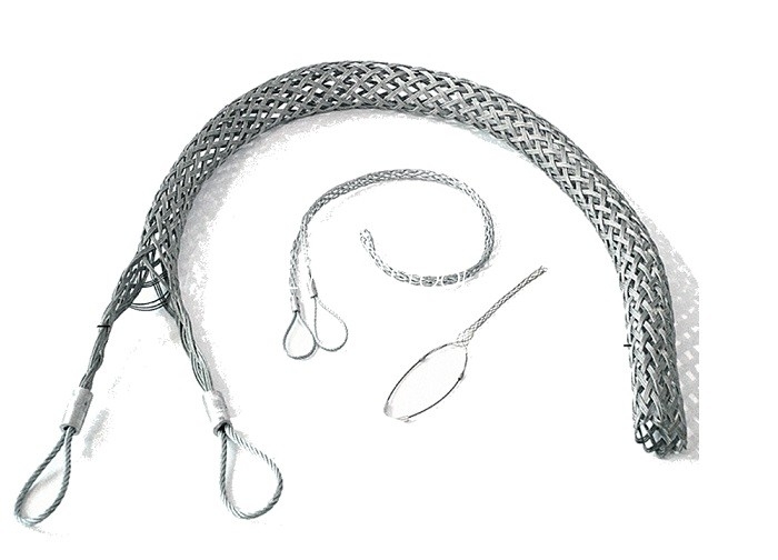 Double Head Mesh kaapelin vetokahvat, Wire Grip Sock Wire Vetokahvat