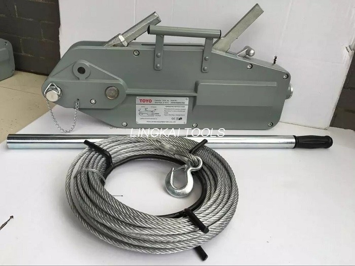 Tirfor Steel Wire Köyden käsin Winch -nostolangan nostovinssi nostamiseen