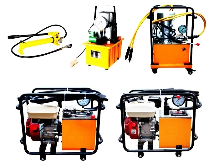 CE Passed Hydraulinen Puristustyökalu Bensiinihydraulipumppu Honda GX160:lla